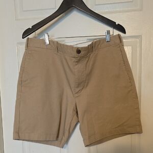 J. Crew Men's Flat Front Chino Shorts - Khaki